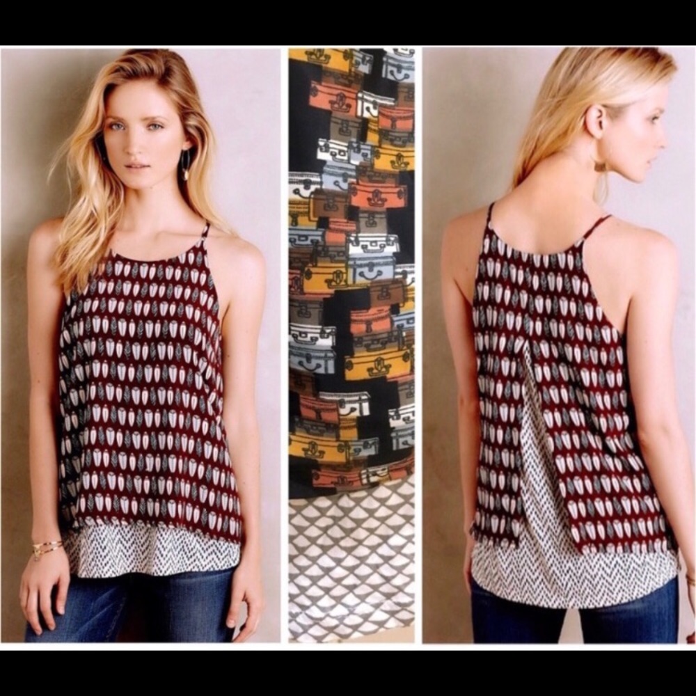 Anthropologie Porridge Layering Tank